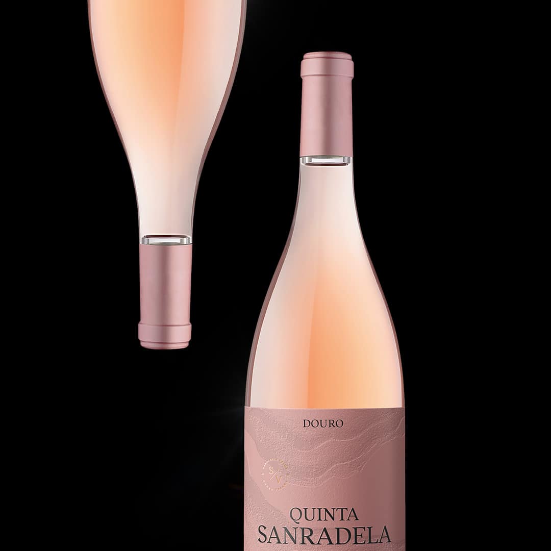 Quinta Sanradela Velha Rose Wine Bottles